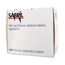 Сабрил (Вигабатрин) таблетки 500мг №100 (100 таблеток) в Омске и области фото
