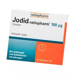 Йодид Ратиофарм (Калия Йодид) ГЕРМАНИЯ Ratiopharm 100мкг таб. №50 в Омске и области фото