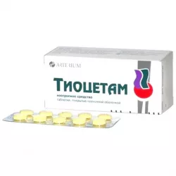Тиоцетам форте табл. 400+100мг №60 в Омске и области фото