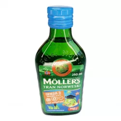 Рыбий жир Меллер Moller omega 3 (Mollers) р-р с фруктовым вкусом Европа 250мл в Омске и области фото