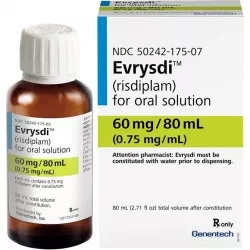 Рисдиплам Эврисди :: Risdiplam Evrysdi порошок для приг. р-ра для ор. прим. 60мг/80мл 0,75мг/мл в Омске и области фото