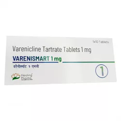 Чампикс (Варениклин) аналог таб. Varenismart 1мг №10 в Омске и области фото