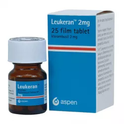Лейкеран (Leukeran, Хлорамбуцил) в таблетках 2мг №25 в Омске и области фото